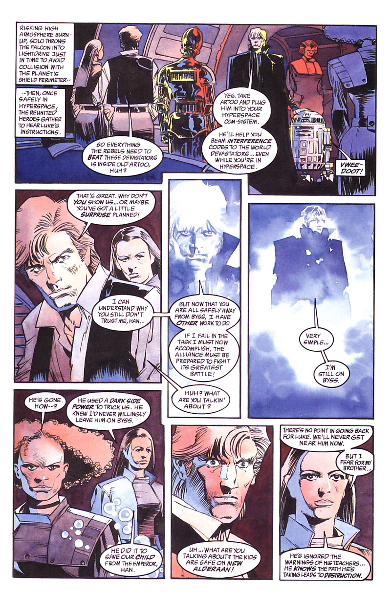 Image: Dark Horse Comics’ Dark Empire #5, art by Cam Kennedy